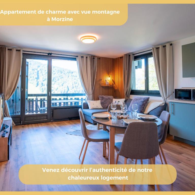 Le Belvedere Alpin I T3 I Morzine - Appartement 2 Chambres avec Vue sur la Montagne - 1