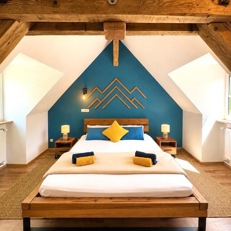 Bergauszeit EntdeckerAlp Ferienhaus im Allgäu mit Garten, Bach & Spielplatz - Apartment mit 2 Schlafzimmern - 16