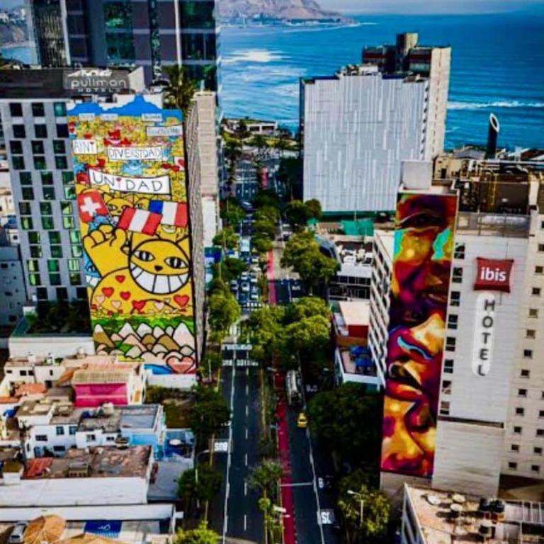 1BR Premium con Luz Natural · Larco · A/C · 24h - Apartamento Deluxe de 1 dormitorio con vistas a la ciudad - 3