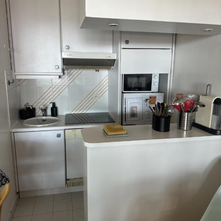 Perle rare 2 pièces au pied de la plage et piscine résidence - Apartment mit 1 Schlafzimmer - 7