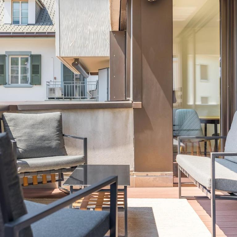 Moderne 2,5-Zimmerwohnung - direkt am Bahnhof Brig - Apartment mit 1 Schlafzimmer - 4