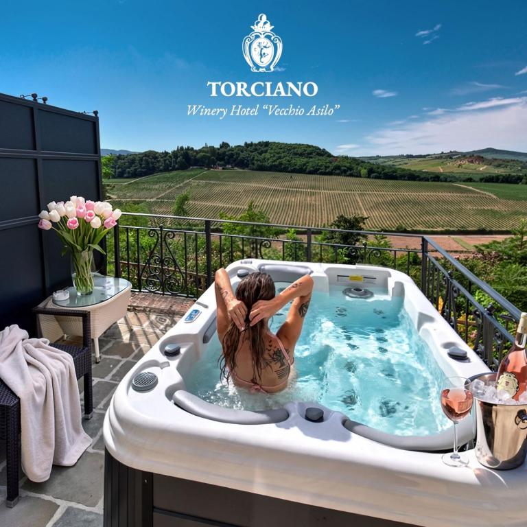 Torciano Hotel Wine & Winery, Tuscany - Chambre Double ou Lits Jumeaux Deluxe avec Balcon - 1