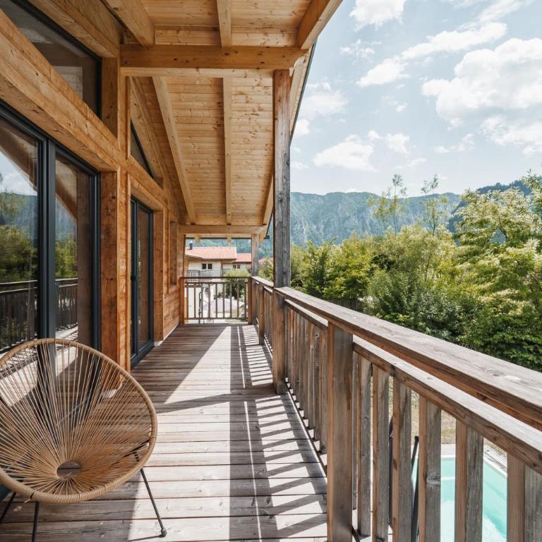 Chalet Bergherzerl im Chiemgau mit Sommerpool, Whirlpool, Sauna und eingezäuntem Garten - Chalet mit 3 Schlafzimmern - 20