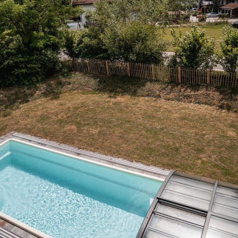 Chalet Bergherzerl im Chiemgau mit Sommerpool, Whirlpool, Sauna und eingezäuntem Garten - Chalet mit 3 Schlafzimmern - 11