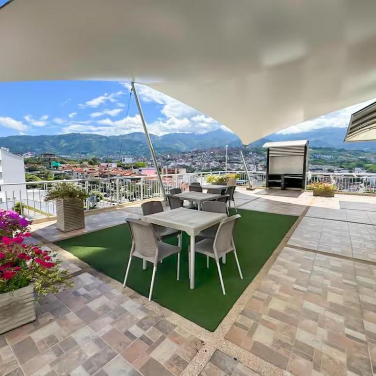 Moderno Apto 2 Hab con Balcon, Piscina, Gym y BBQ - Apartamento de 2 dormitorios - 13