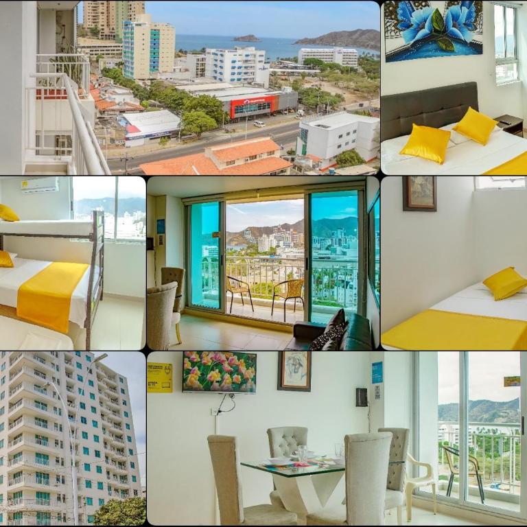 Apartamento con vista al mar Rodadero Santa Marta - Apartamento de 2 dormitorios - 1