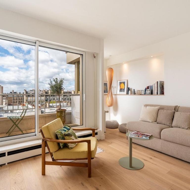 Appartement d'architecte - terrasse vue sur Paris - Appartement - 1