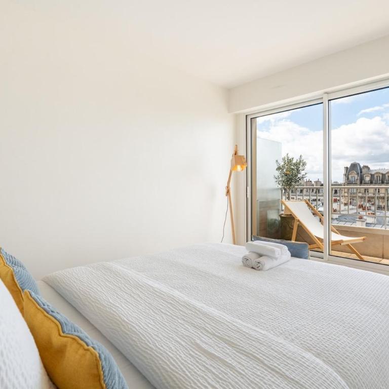 Appartement d'architecte - terrasse vue sur Paris - Appartement - 17