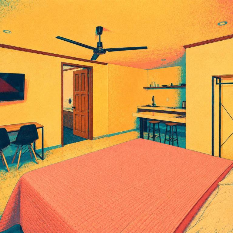 Private Entry Suite with Patio and ample bathroom - Apartment - 1