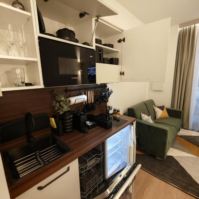 Homely Stay City Apartments - Apartment mit 1 Schlafzimmer und Terrasse - 8