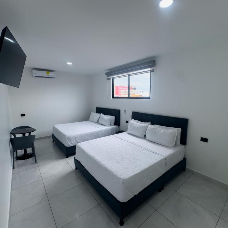 Hotel Casa Camoa - Habitación Doble con baño privado - 2 camas - 5