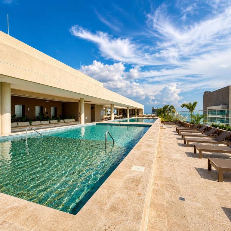 Santa Marta, BelloHorizonte loft with ocean view - One-Bedroom Apartment - 30