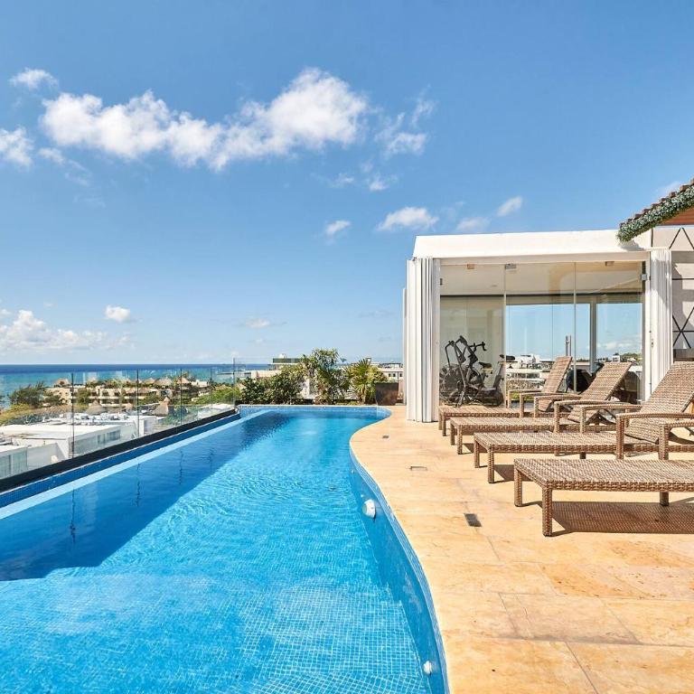 2 Bdrm Ocean View Private Pool Heart Of Town - Apartment mit 2 Schlafzimmern und Balkon - 49