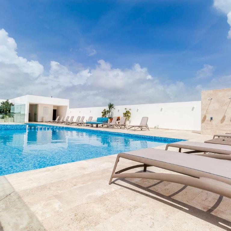 1Br Condo W Pool & Gym - Apartment mit 1 Schlafzimmer und Balkon - 23