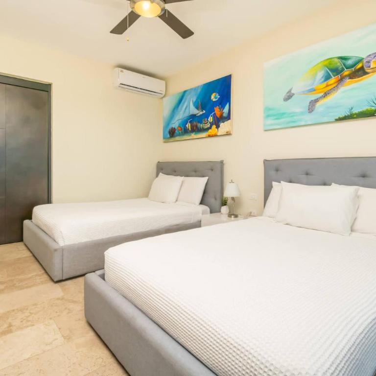 2Br Condo W Rooftop Pool & Backyard - Apartment mit 2 Schlafzimmern und Balkon - 9