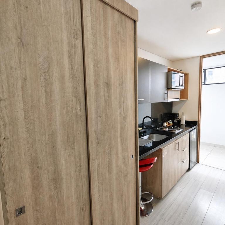 Apartaestudio en Bogota con Piscina - One-Bedroom Apartment - 7