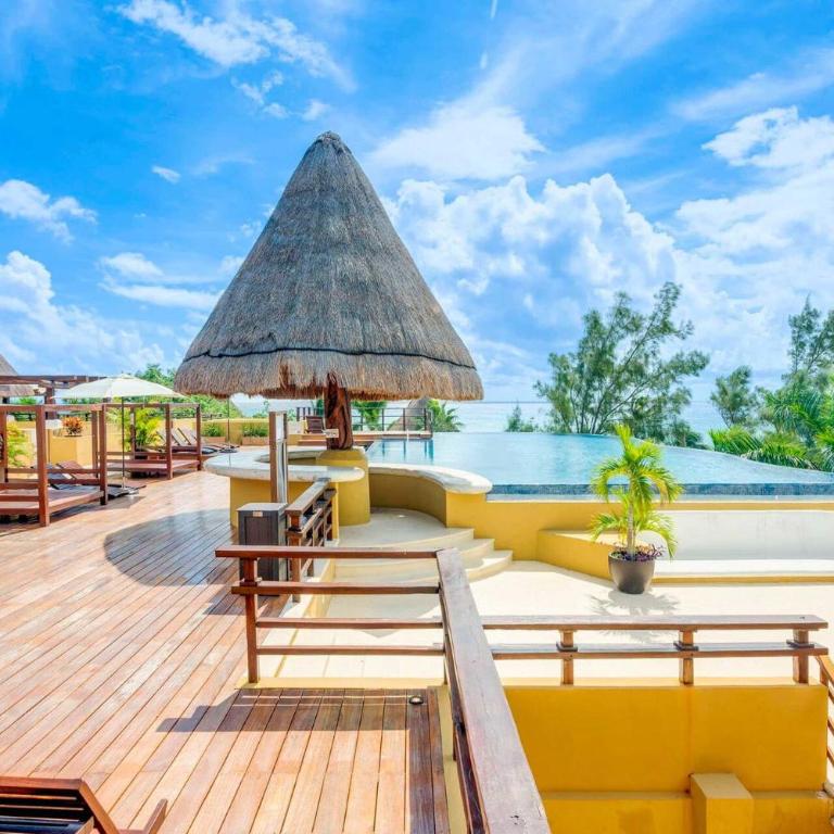 Penthouse W Private Terrace & Rooftop Pool - Apartment mit 2 Schlafzimmern und Balkon - 9