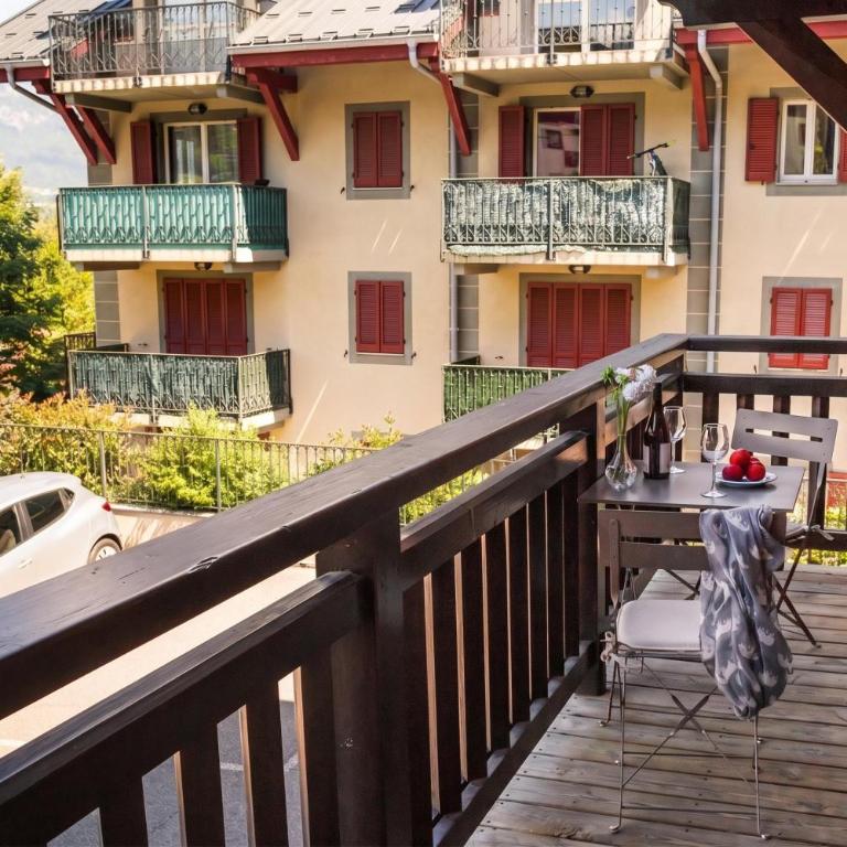 St. Gervais Le Bois des Fées2 Thermal Spa & Ski Retreat - Happy Rentals - Apartment mit Balkon - 3
