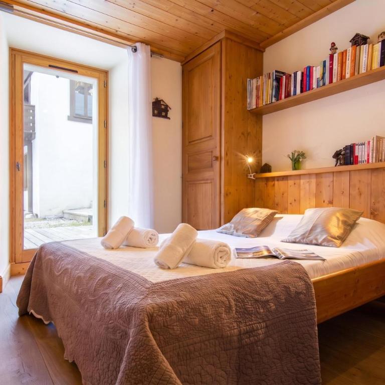Apt Arsene2 Mont Blanc view for 5 next to ski - Happy Rentals - Apartment mit Balkon - 7