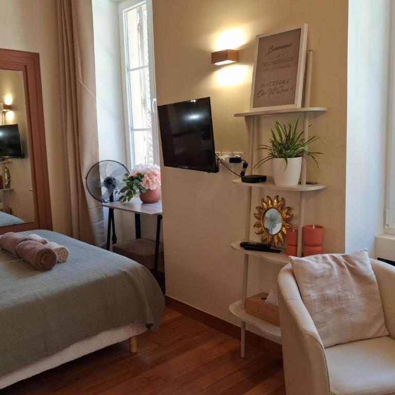 Studio rénové au cœur de Chambéry - One-Bedroom Apartment - 3