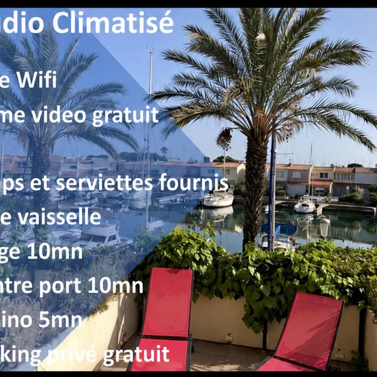 Cap Capistol Studio avec terrasse, vue port - Studio avec Terrasse - 1