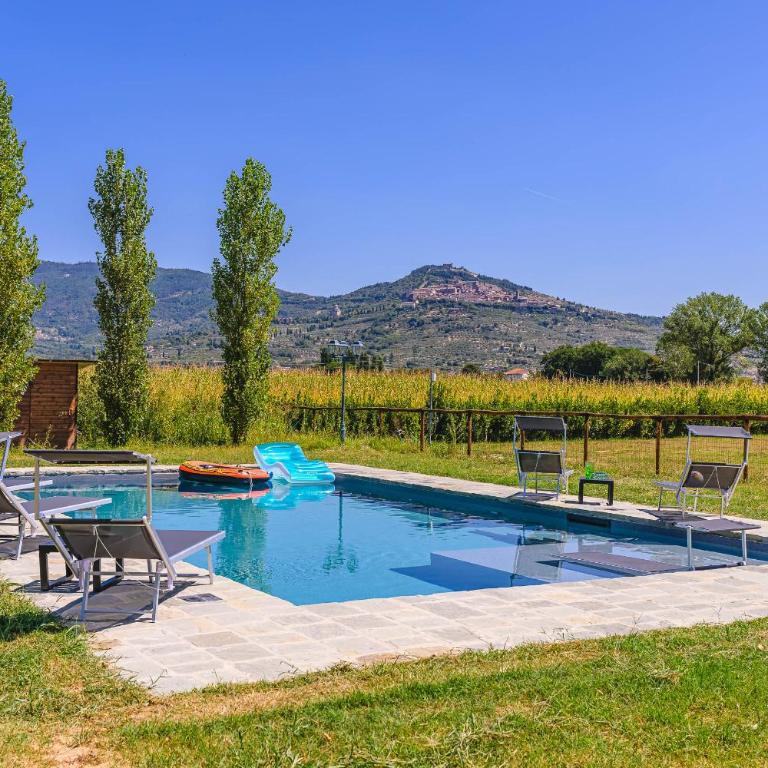Agriturismo Podere Ponticelli - Villa con vista su Cortona - Villa - 75