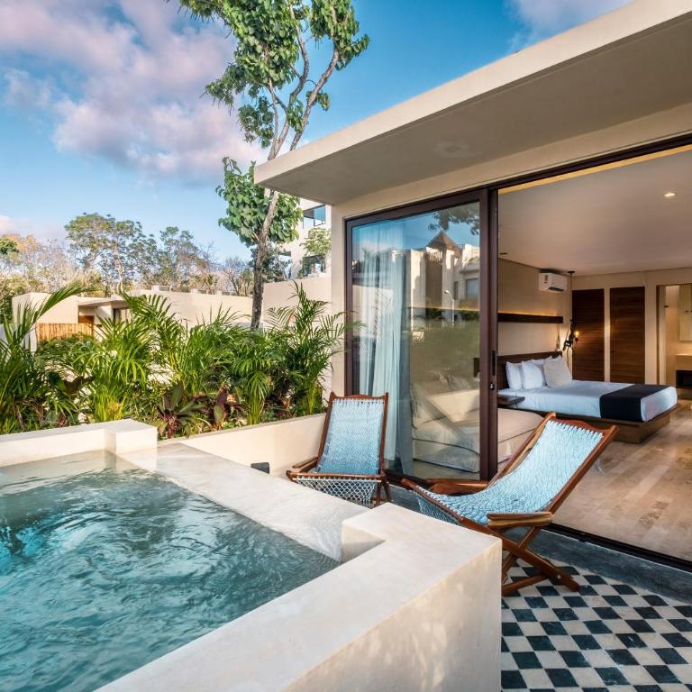 Collection O Faisano Boutique Luxury Hotel, Tulum Beach - Deluxe Queen With Patio And Mini Pool - 4