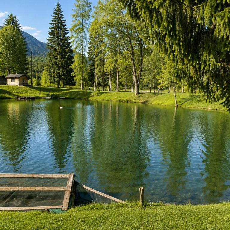 Haus mit Fischteich Natururlaub für Familien & Hunde - Apartment - 23
