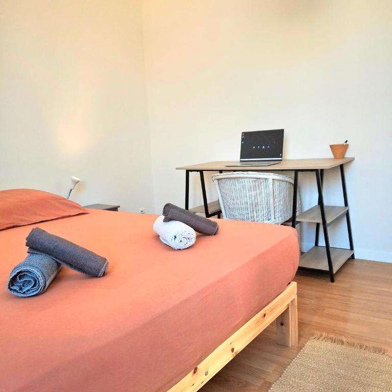 Centre ville, terrasse vue sur les toits, wifi & clim - Appartement 2 Chambres - 60