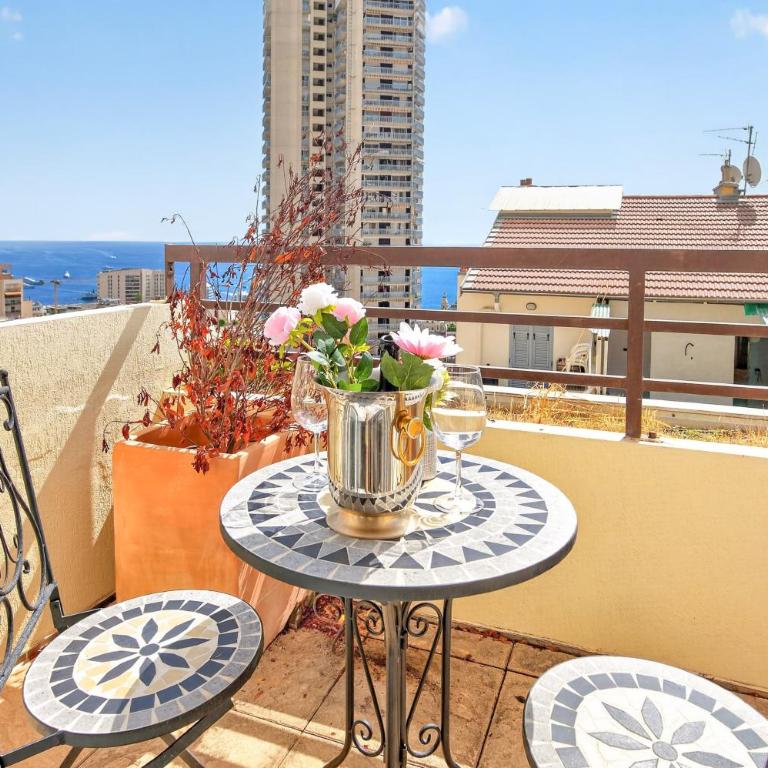 Magnifique 3P terrasse vue mer, front Monaco - HJ - Appartement 2 Chambres - 40
