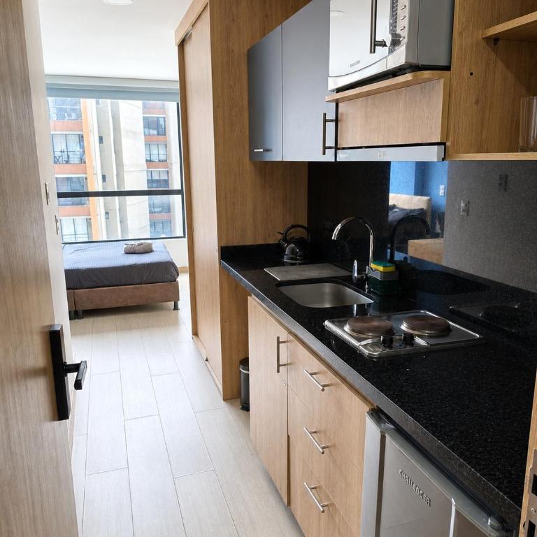 Urban Nest Bogota Pool Sauna Cowork - One-Bedroom Apartment - 9
