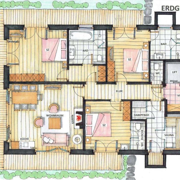 Relais & Châteaux Hotel Tennerhof - Three-Bedroom Chalet - 5