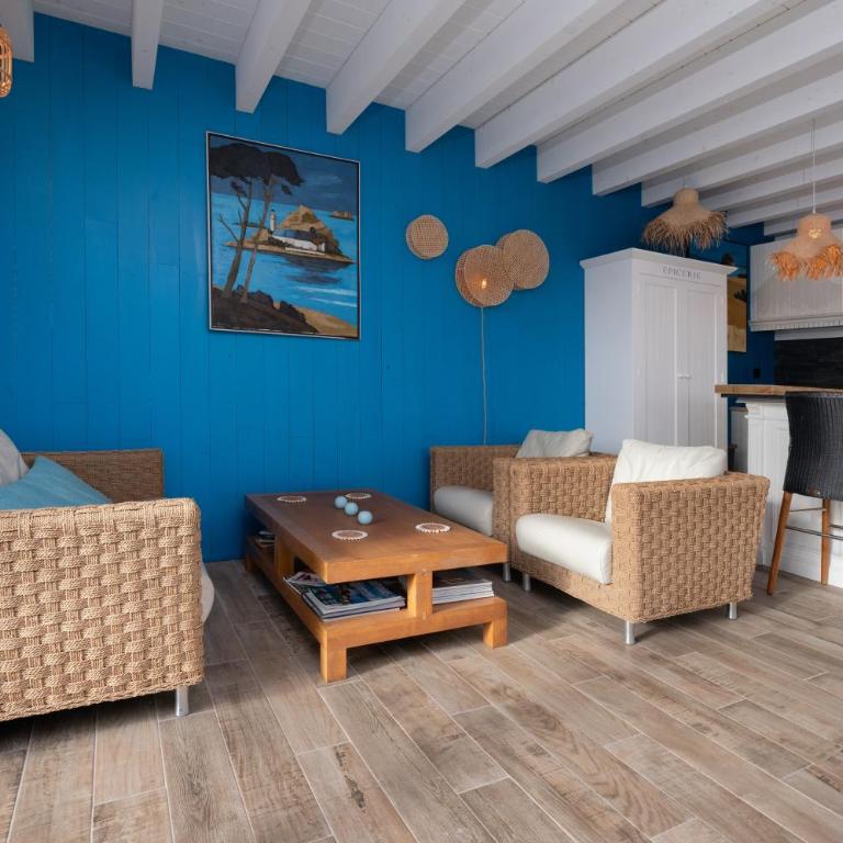 La Maison bleue Domainedecolomban - Haus mit 2 Schlafzimmern - 1