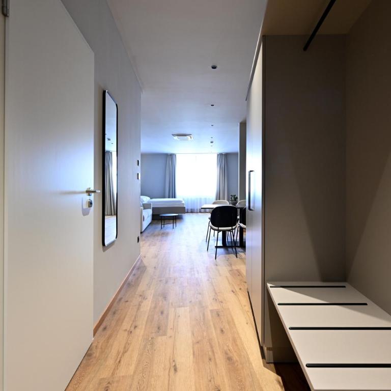 WYSE Apartments Nürnberg City, klimatisiert, vollausgestattete Kitchenette, 24h Check-in, Metro - Monolocale King con Divano-Letto - 21