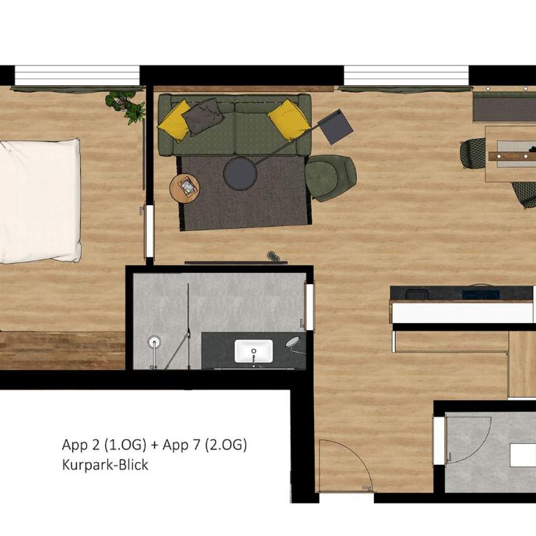 Landhaus Lengg - Apartment mit Balkon - 5