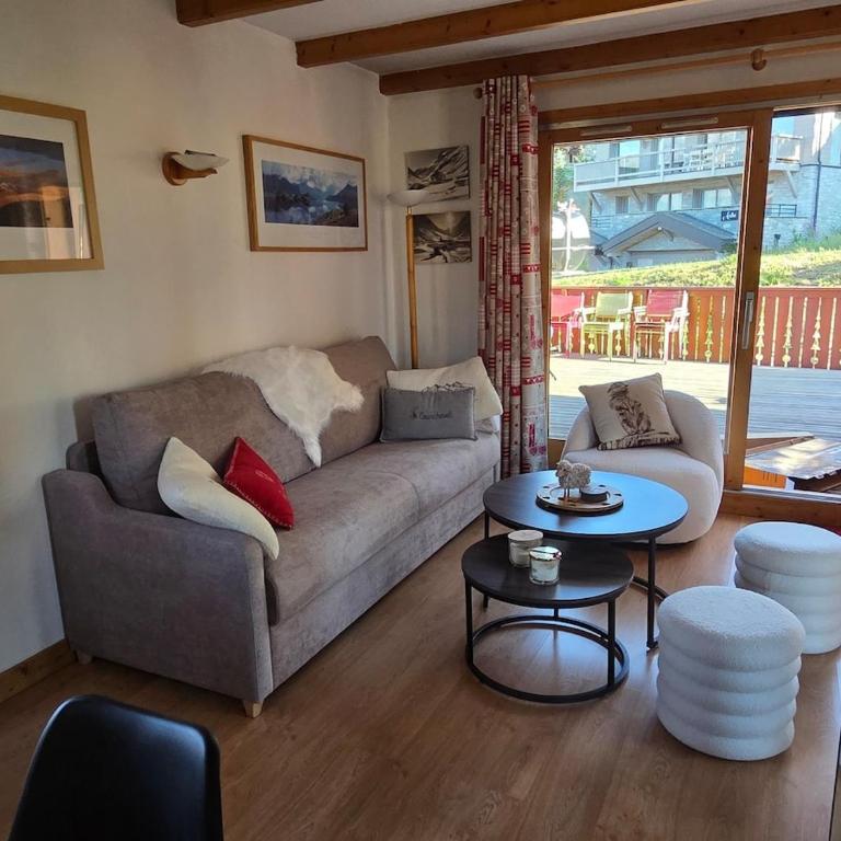 Courchevel 4 person apartment with garage - Apartamento de 2 dormitorios con terraza - 1