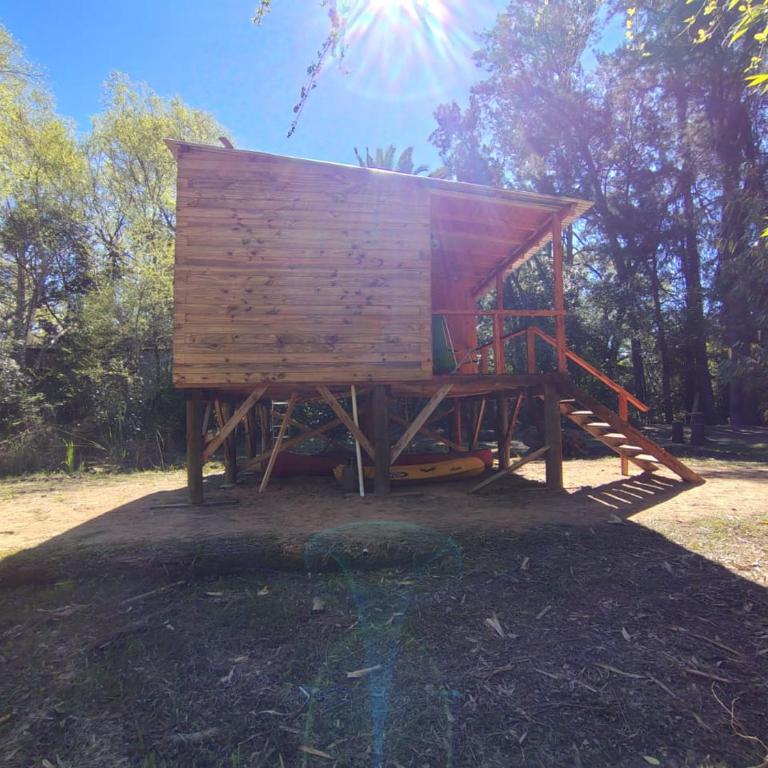 Cabaña en el Delta, Wifi, vista al río, muelle - Casa con 1 dormitorio - 12