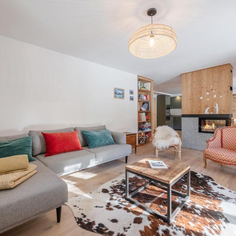Spacieux appartement 8 pers. avec cheminée à Argentière - FR-1-343-270 - Apartment mit 4 Schlafzimmern - 1
