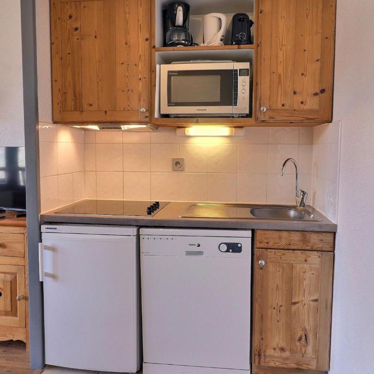 2 Pièces Confortable, Skis aux Pieds, Balcon, 4 Pers. - Appartement 1 Chambre - 3