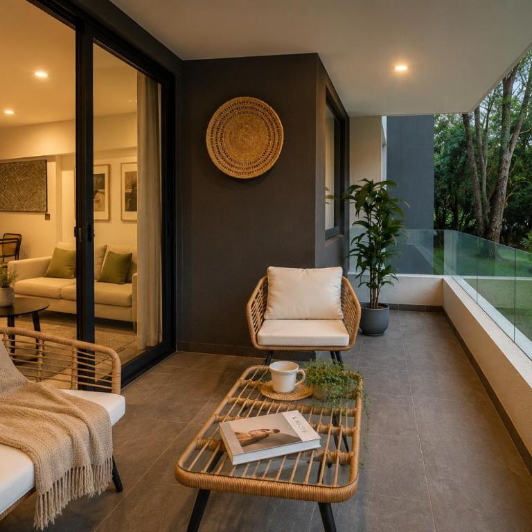 Despierta entre Árboles Depto 2D2B con Terraza Piscina Wifi - Apartamento de 2 dormitorios - 4