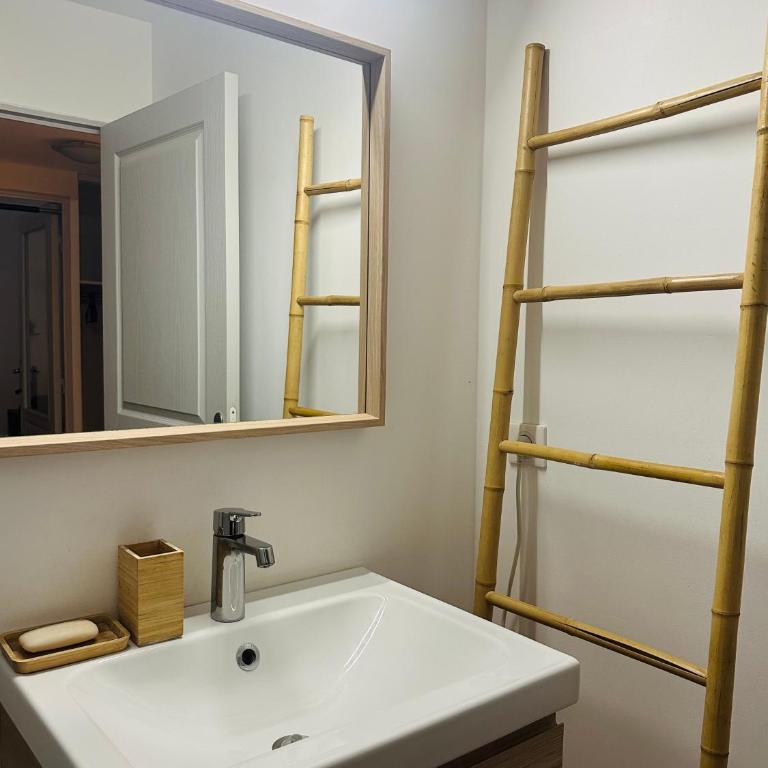 Appartement Calme avec Clim, Balcon et Parking Ovalie - Apartment mit 1 Schlafzimmer - 8