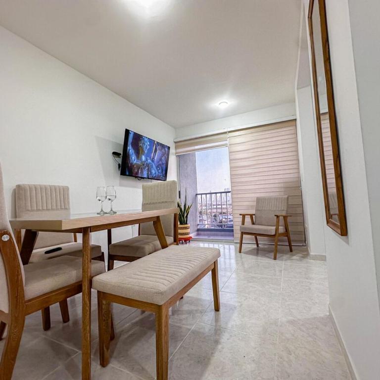 Apartamento con Aire Acondicionado - Cerca al Centro Histórico, Cartagena - Two-Bedroom Apartment with View - 9