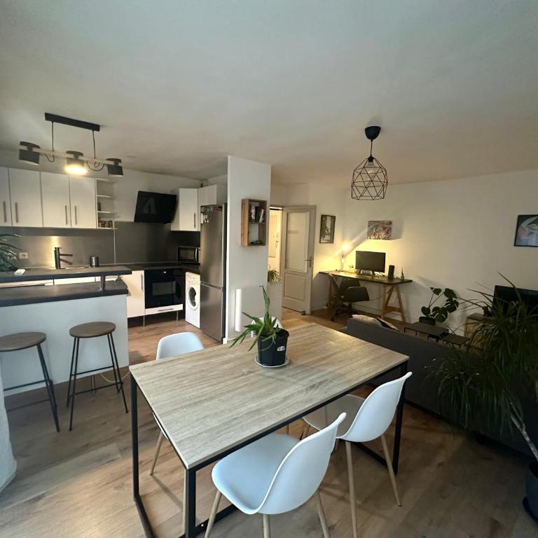Appartement Calme avec Clim, Balcon et Parking Ovalie - Apartment mit 1 Schlafzimmer - 11