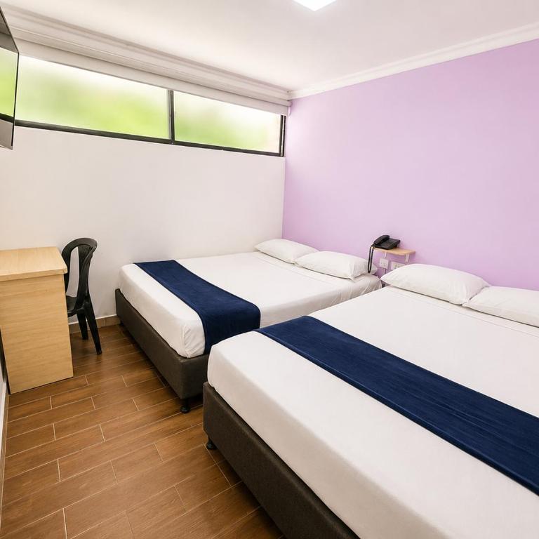 Hotel Sol del Estadio - Habitación Doble Económica - 2 camas - 3