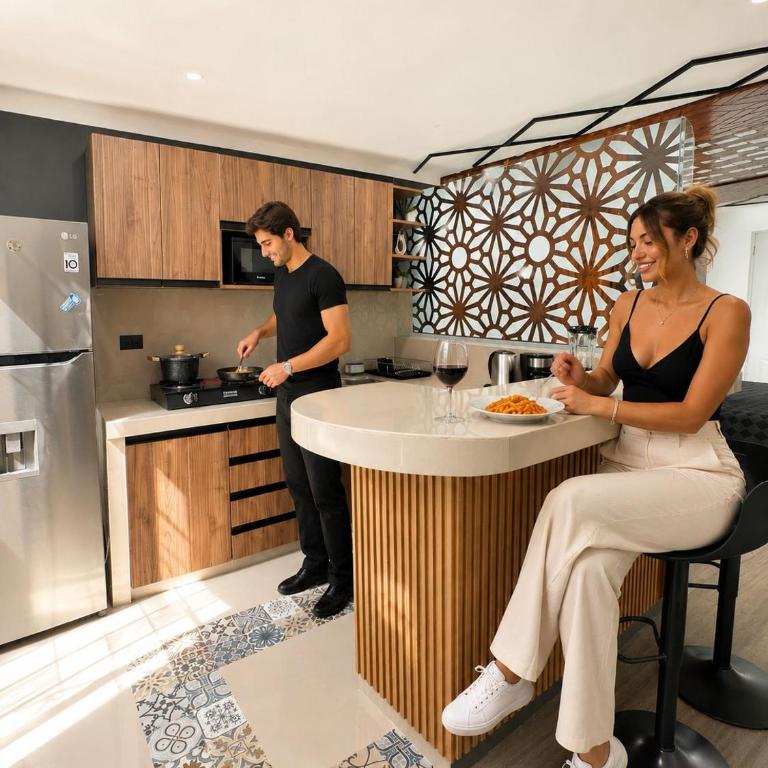 Suite Black de Diseño Moderno - One-Bedroom Apartment - 5