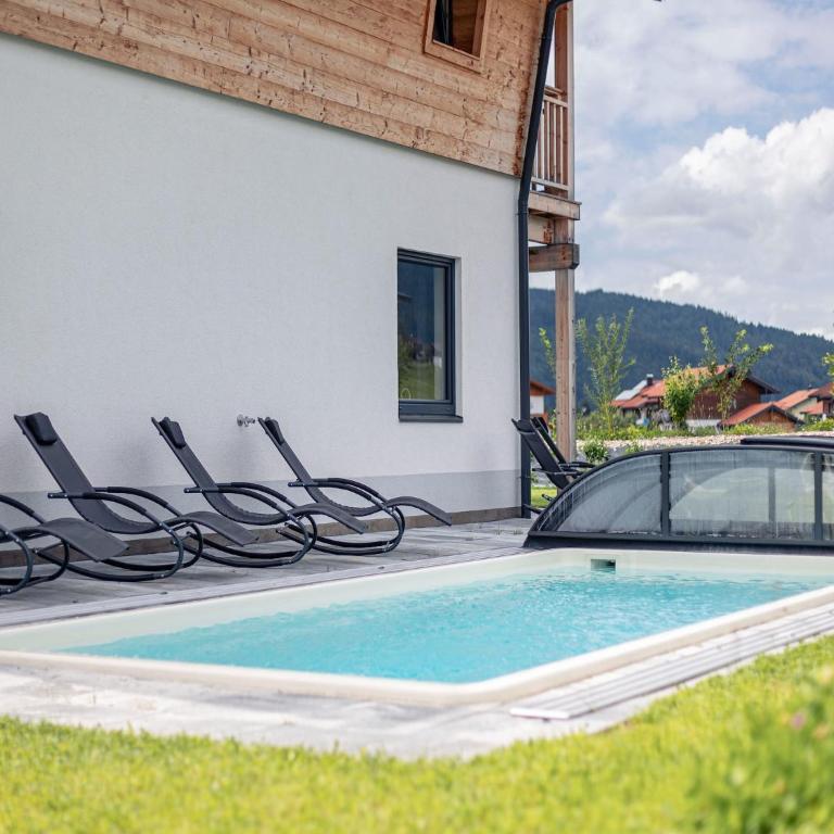 Chalet in Inzell with Pool & Alpine View - Chalet mit 3 Schlafzimmern - 12