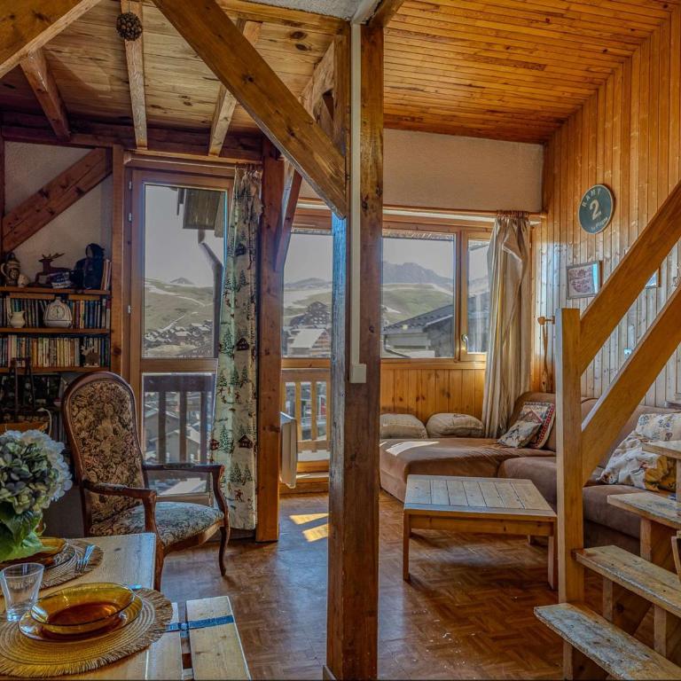 Appartement alpin rénové, vue montagne - 10 pers. - Apartment mit 3 Schlafzimmern - 1