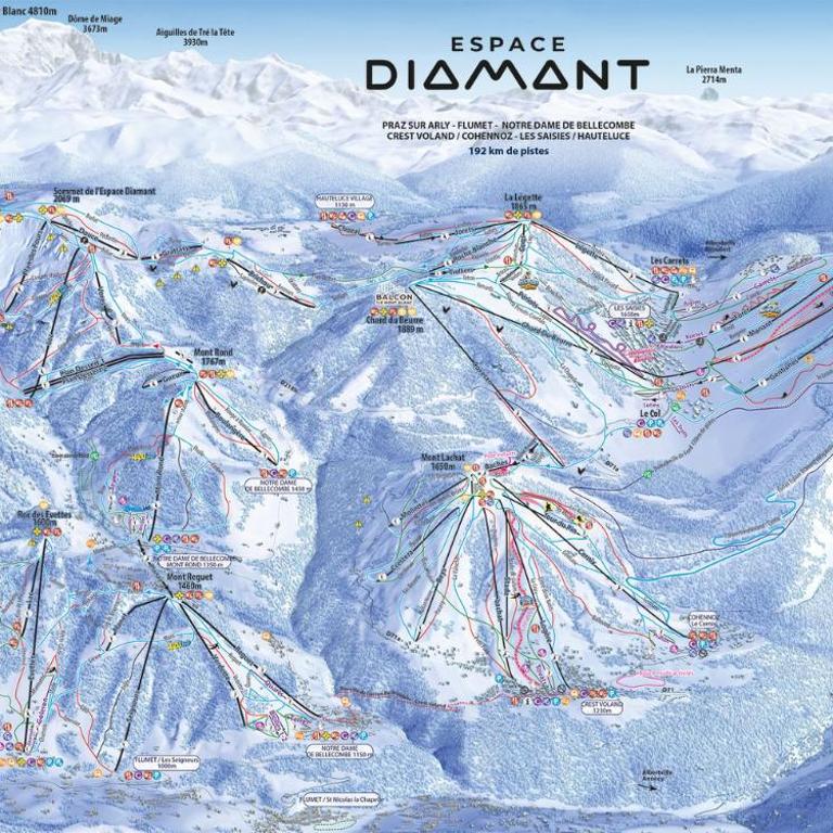 Le Chalet des pistes - cœur de l'Espace Diamant - Apartment with Mountain View - 8