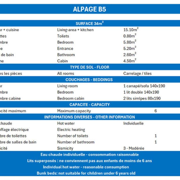 Résidence Alpages Mottaret B - CHARMANT 2 PIECES CABINE DANS UNE RESIDENCE CALME - WIFI INCLUS MAE-0814 - Apartment - 22