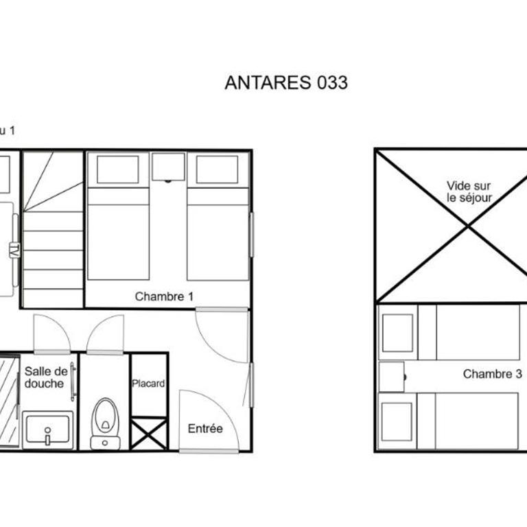 Résidence Antares - SUPERBE 4 PIECES DUPLEX - ENTIEREMENT RENOVÉ MAE-5804 - Apartment - 13